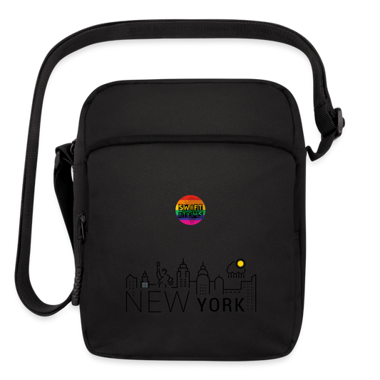 SWIFT ITEMS Upright Crossbody Bag - black