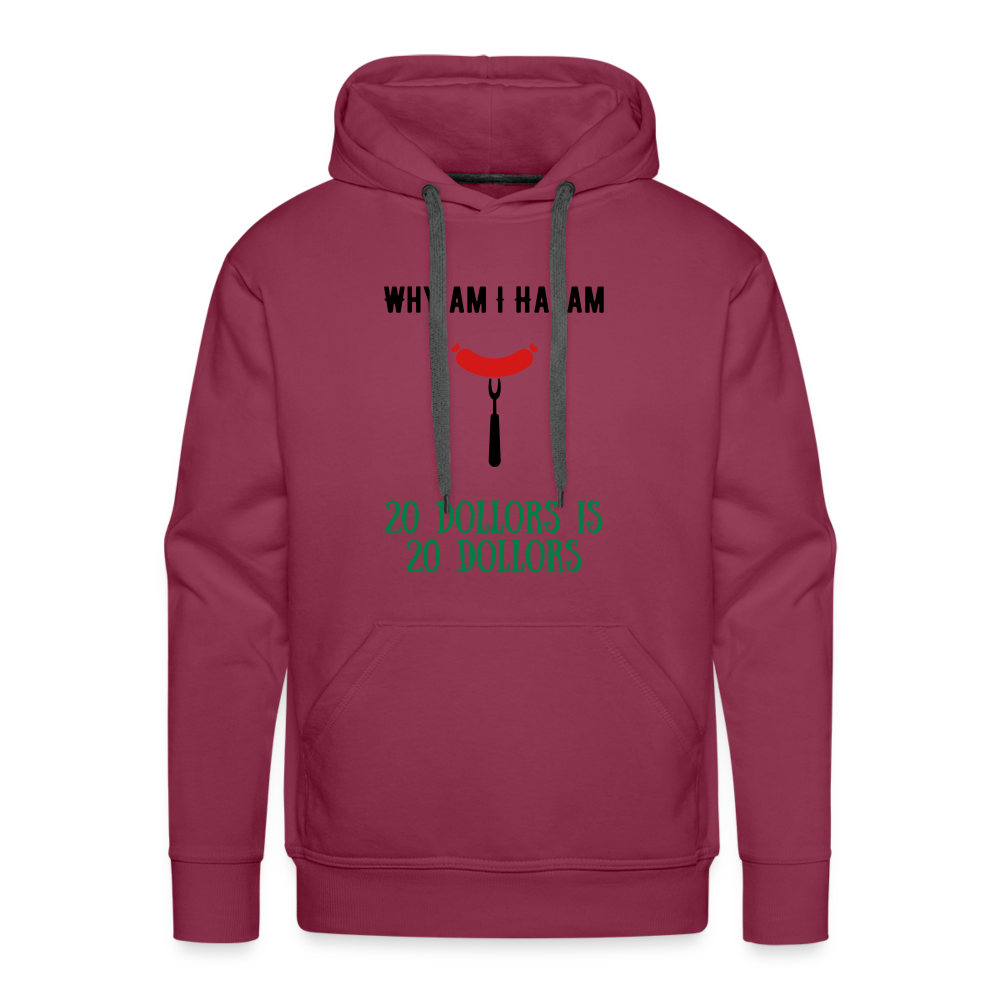 Men’s Premium Hoodie - burgundy