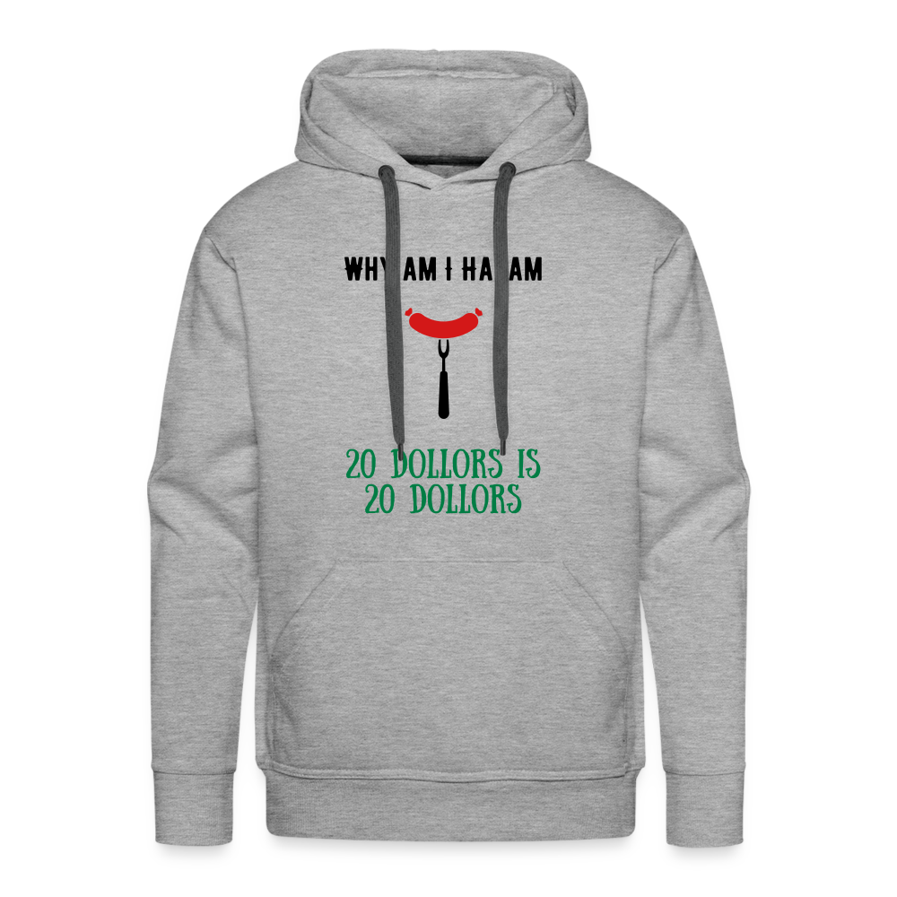 Men’s Premium Hoodie - heather grey