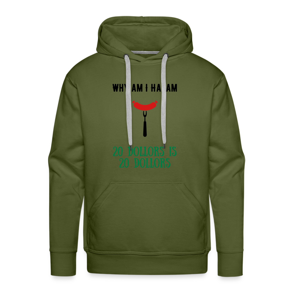 Men’s Premium Hoodie - olive green