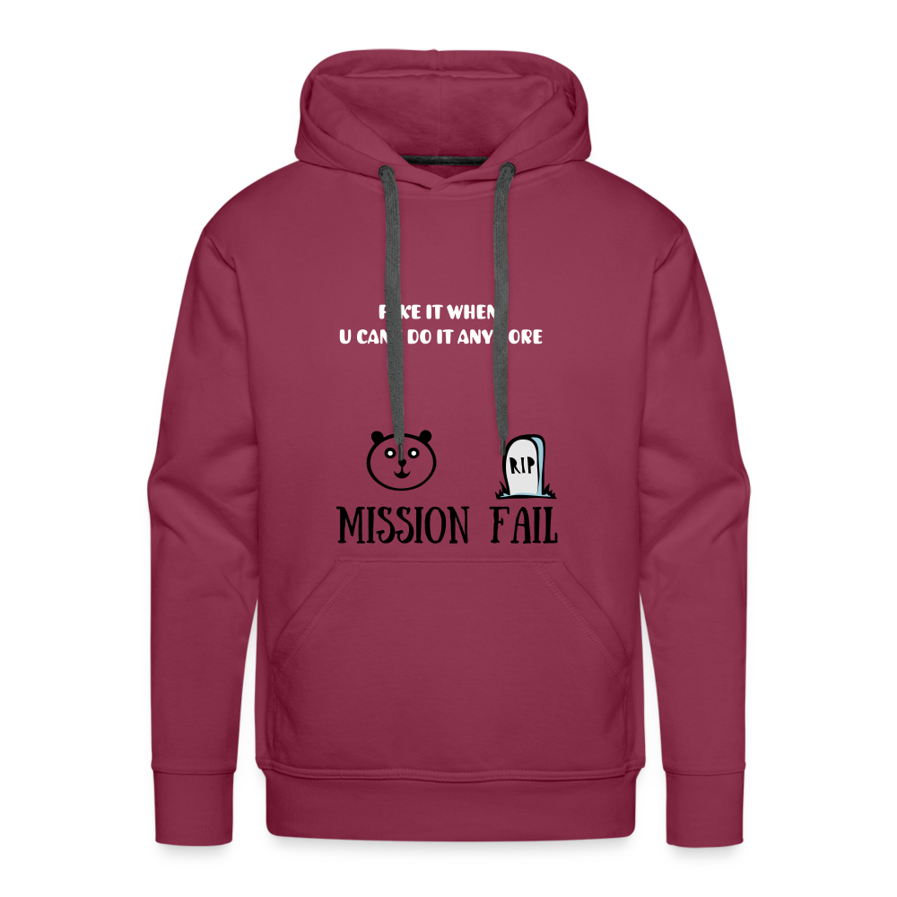 Men’s Premium Hoodie - burgundy
