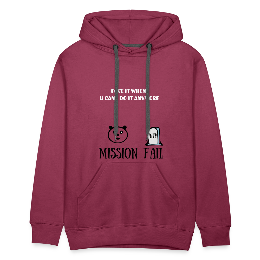 Men’s Premium Hoodie - burgundy