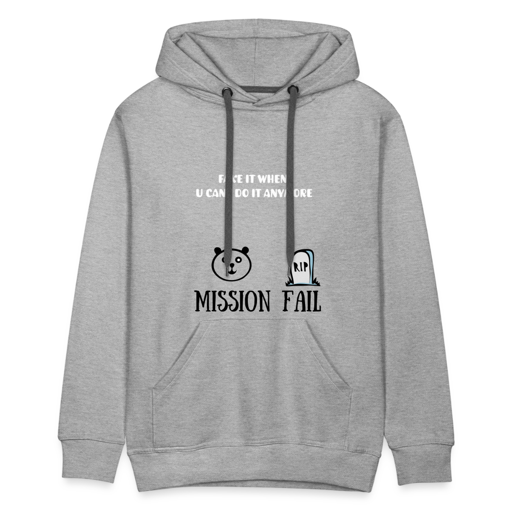 Men’s Premium Hoodie - heather grey