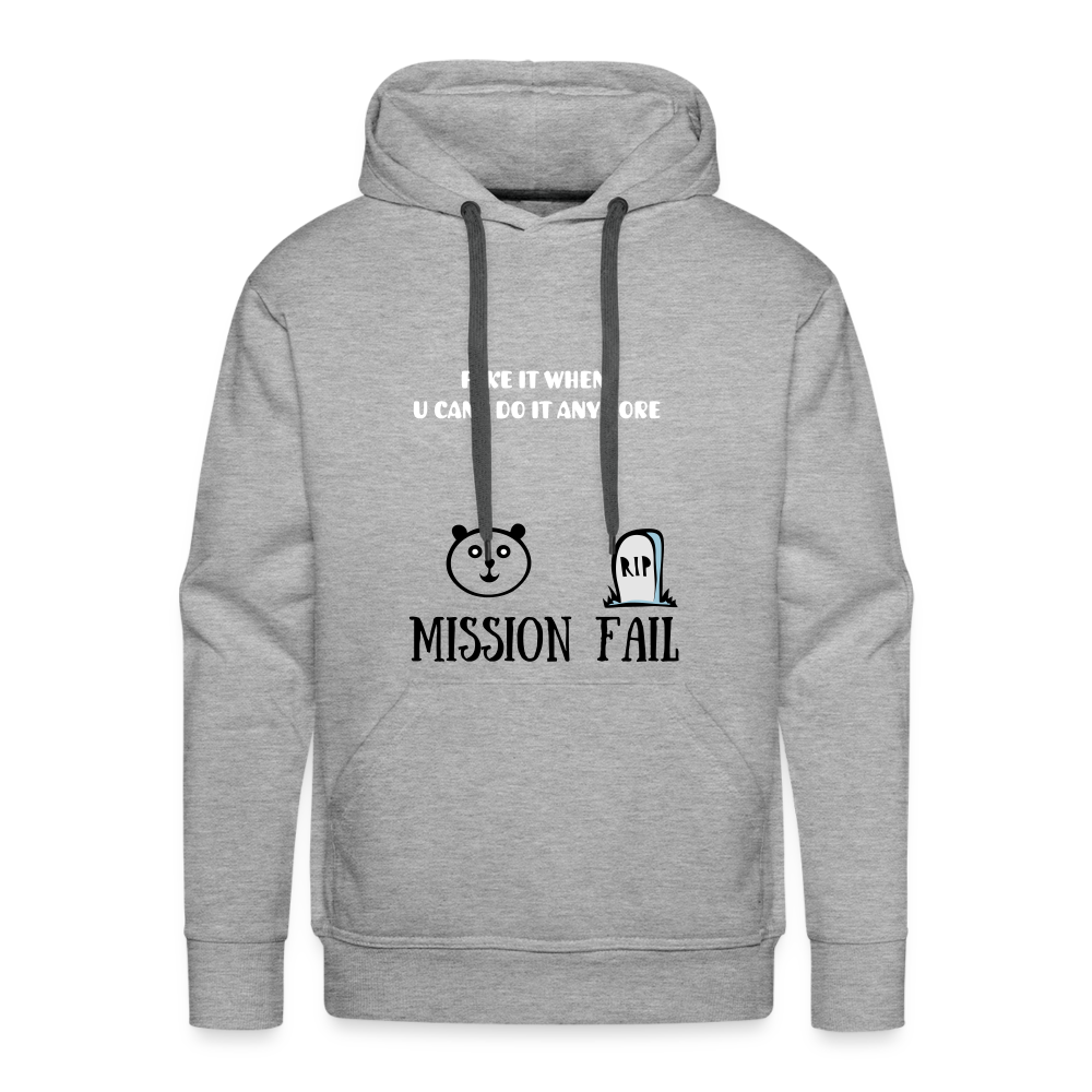 Men’s Premium Hoodie - heather grey