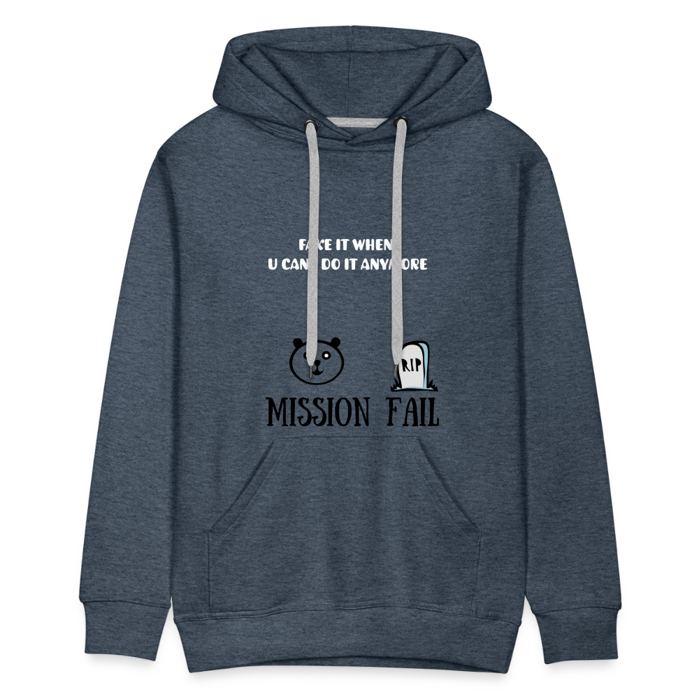 Men’s Premium Hoodie - heather denim